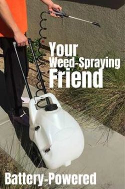 Battery Powered Re-Chargeable Garden Sprayer for Vinegar Weed Killer