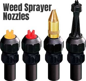 4 Weed Sprayer Nozzles for Spray Wand